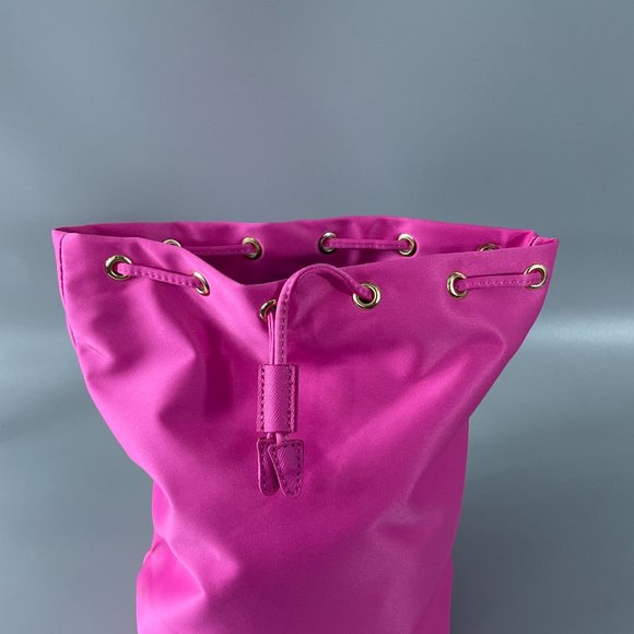 Prada Candy Pink Satin Cosmetic Bag - Picture 10 of 13